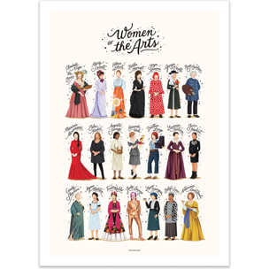 Affiche - Women of the arts - Nour Tohme