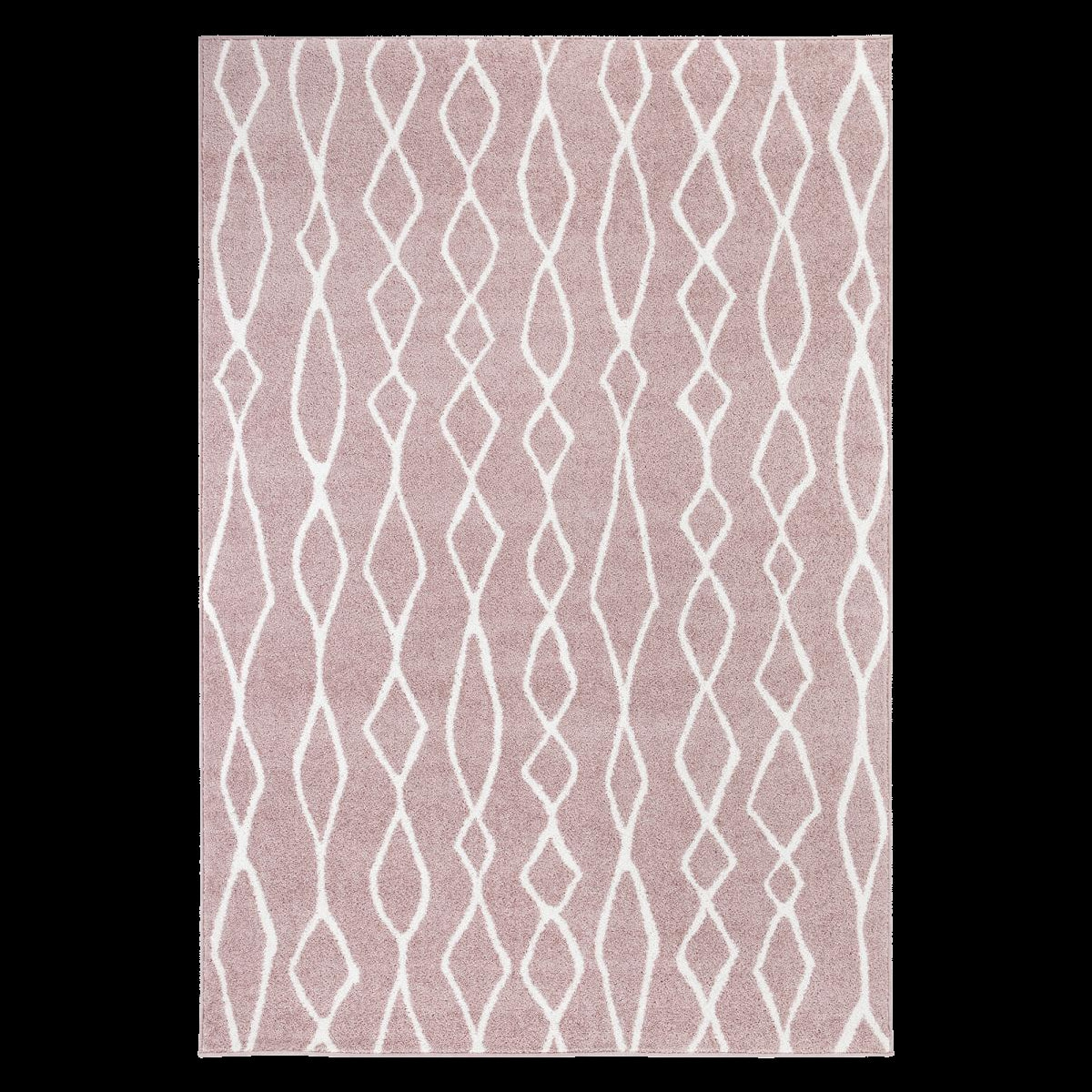 Tapis salon et chambre tissé motif géométrique COJI