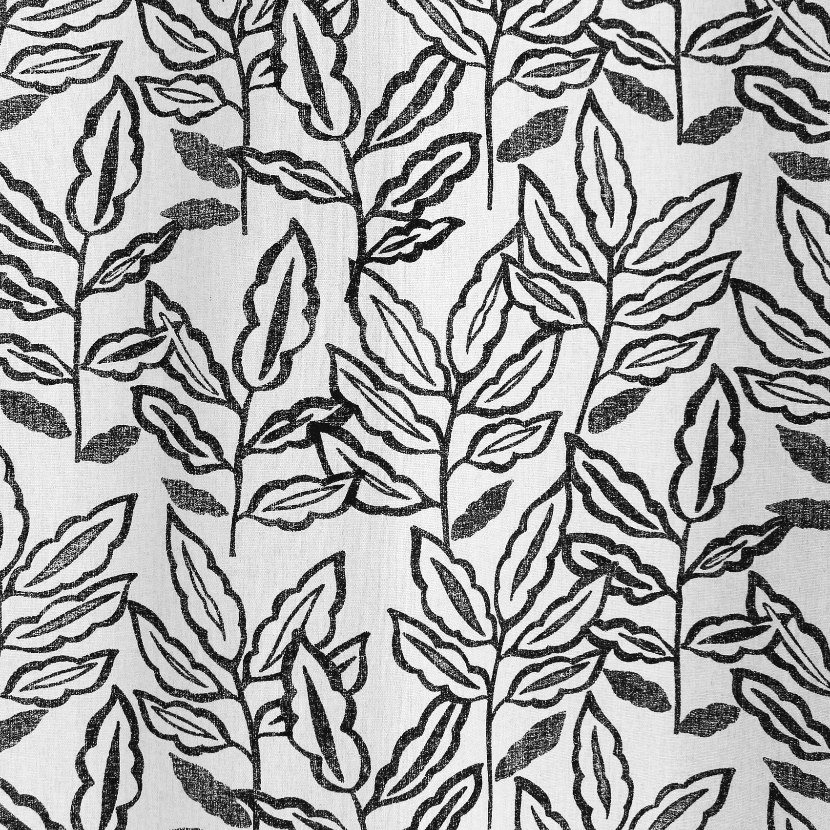 Rideau à oeillets en coton recyclé Chambray - Ecru