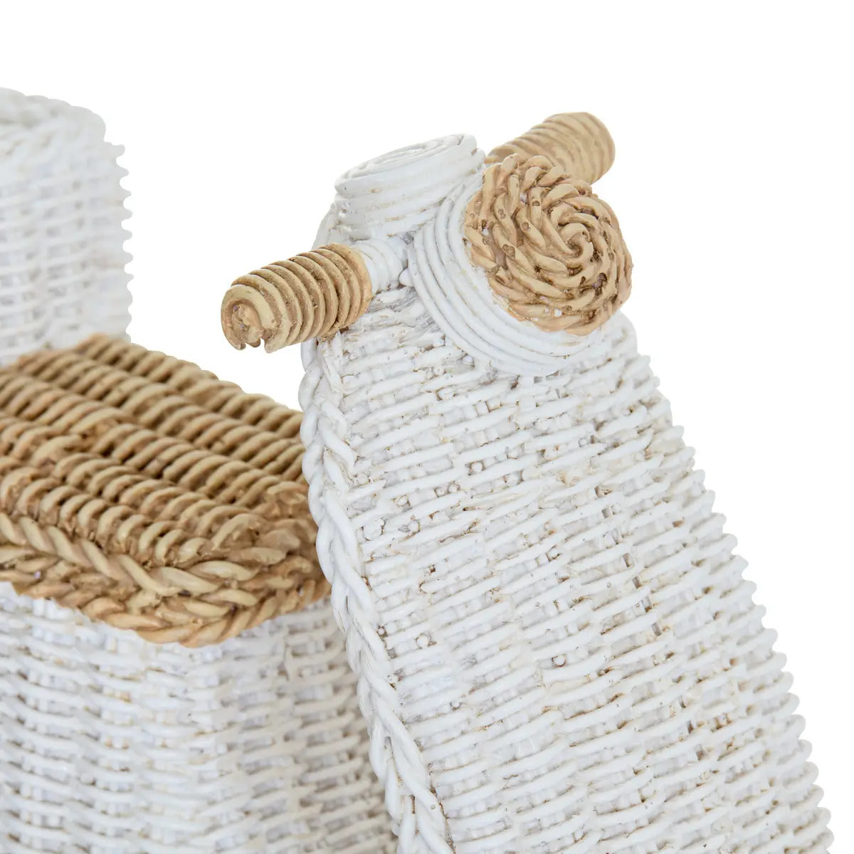 Objet décoratif scooter Vivia 19,8x7,8x13,5cm blanc