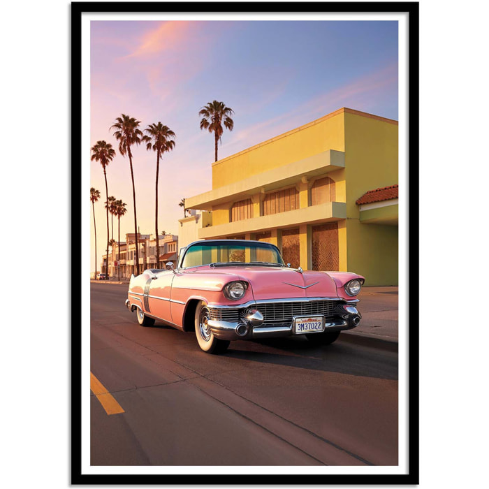 Affiche - California Pink Cadillac - Philippe Hugonnard
