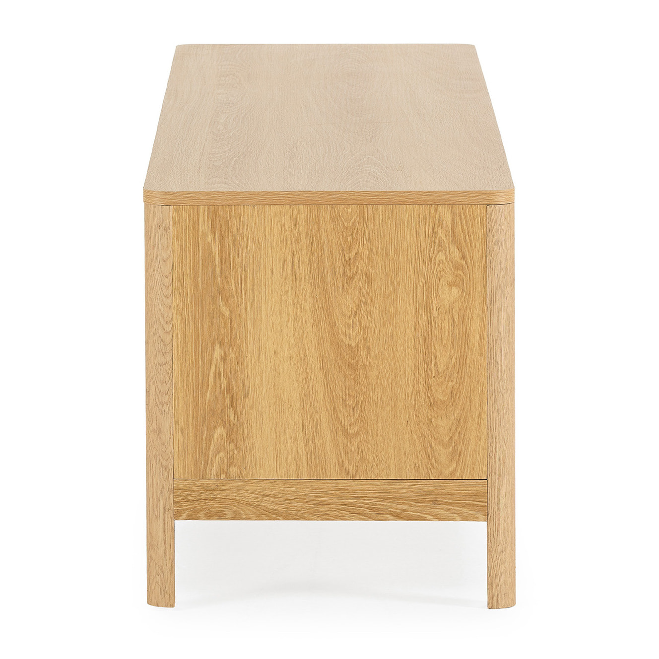 Mueble Tv Nassau 2 puertas efecto Roble/Verde