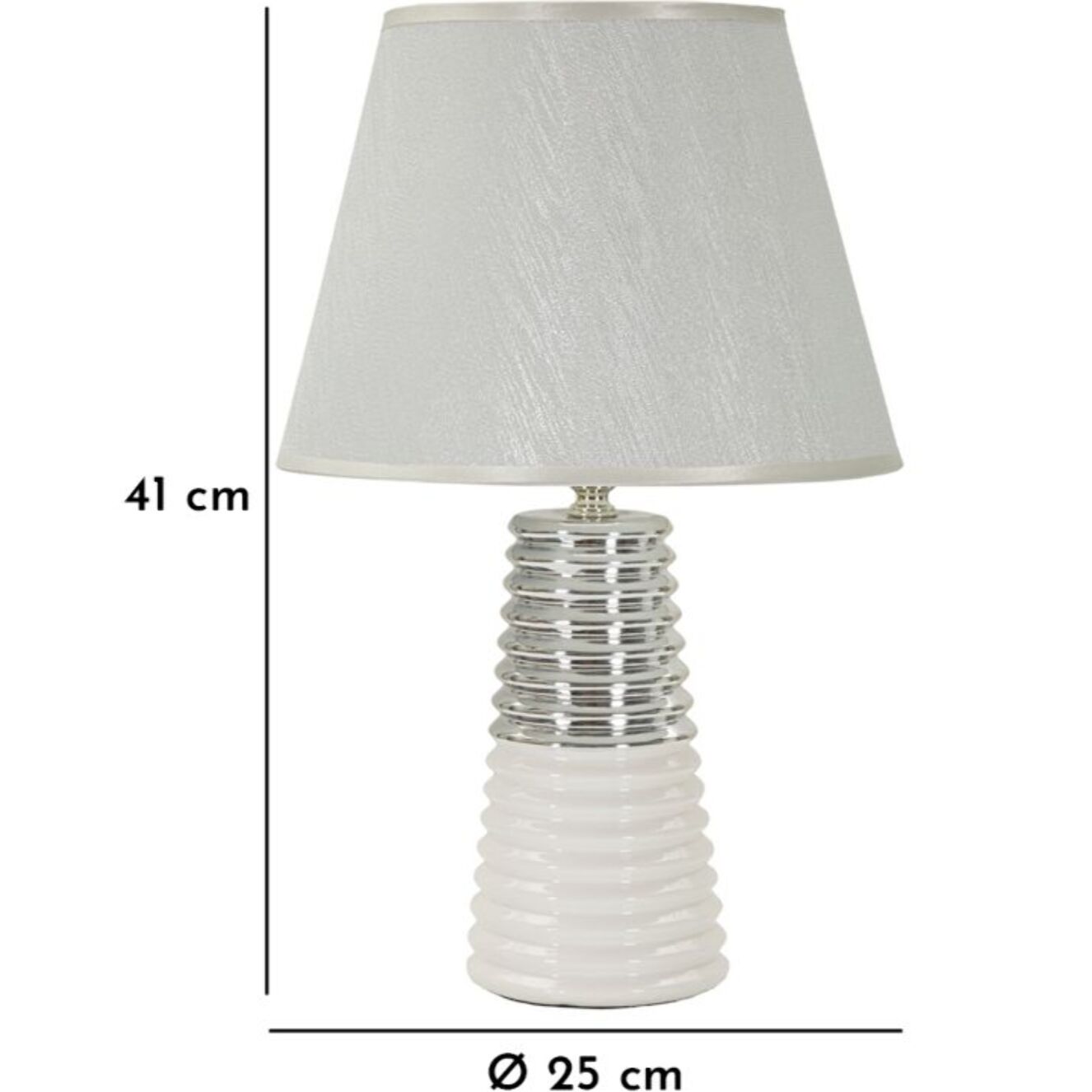 LAMPADA DA TAVOLO CANDELA CM Ø 25X41