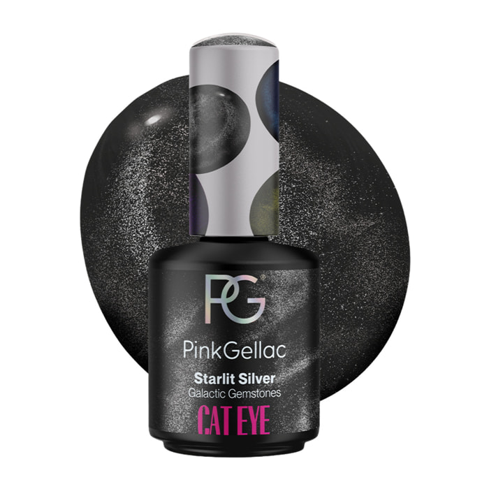 Vernis semi-permanent - Cat Eye - Starlit Silver - 15 ml