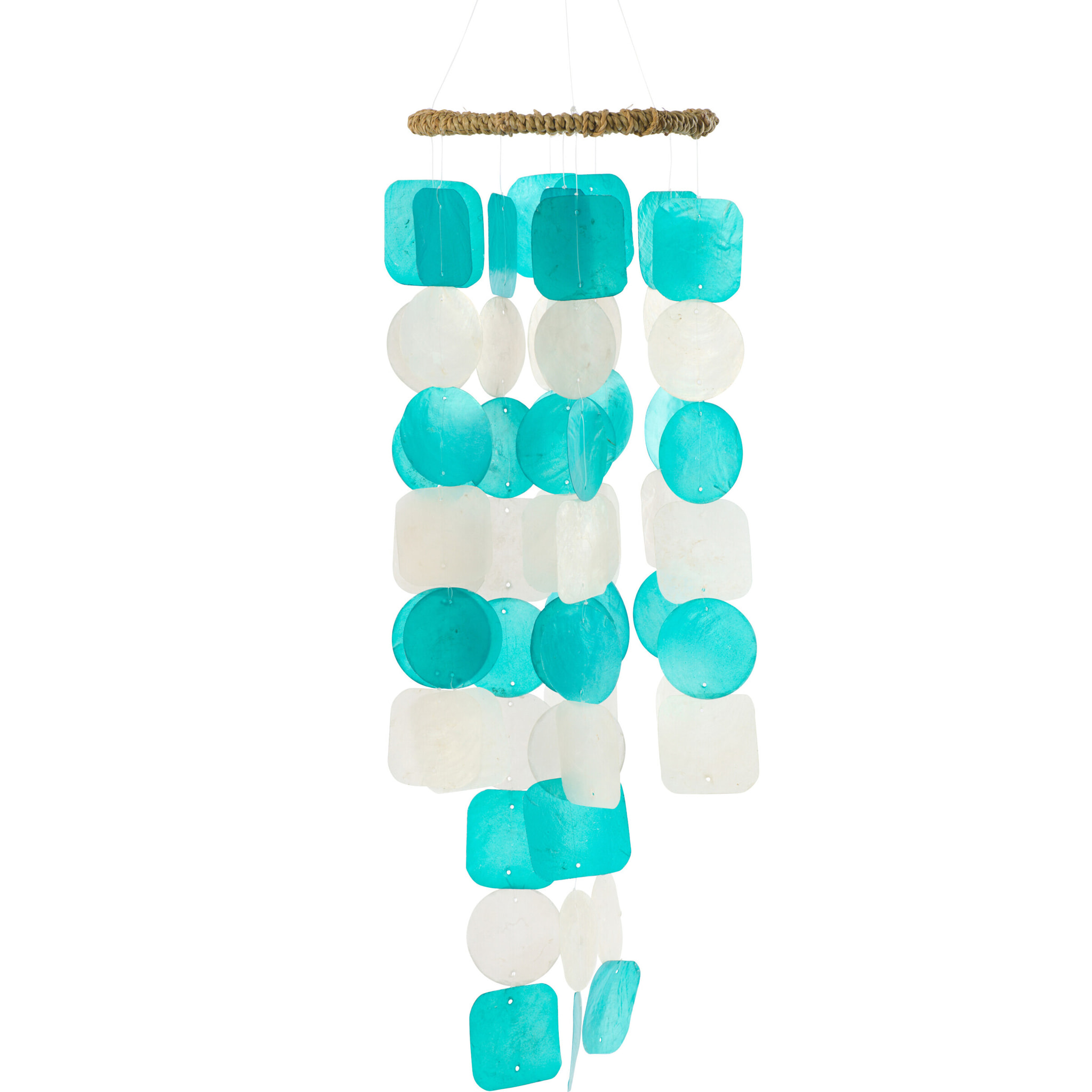 J-Line Carillon Lisa - coquillage - turquoise