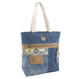 Bolso Shopper-Tote Lois Carolina Azul