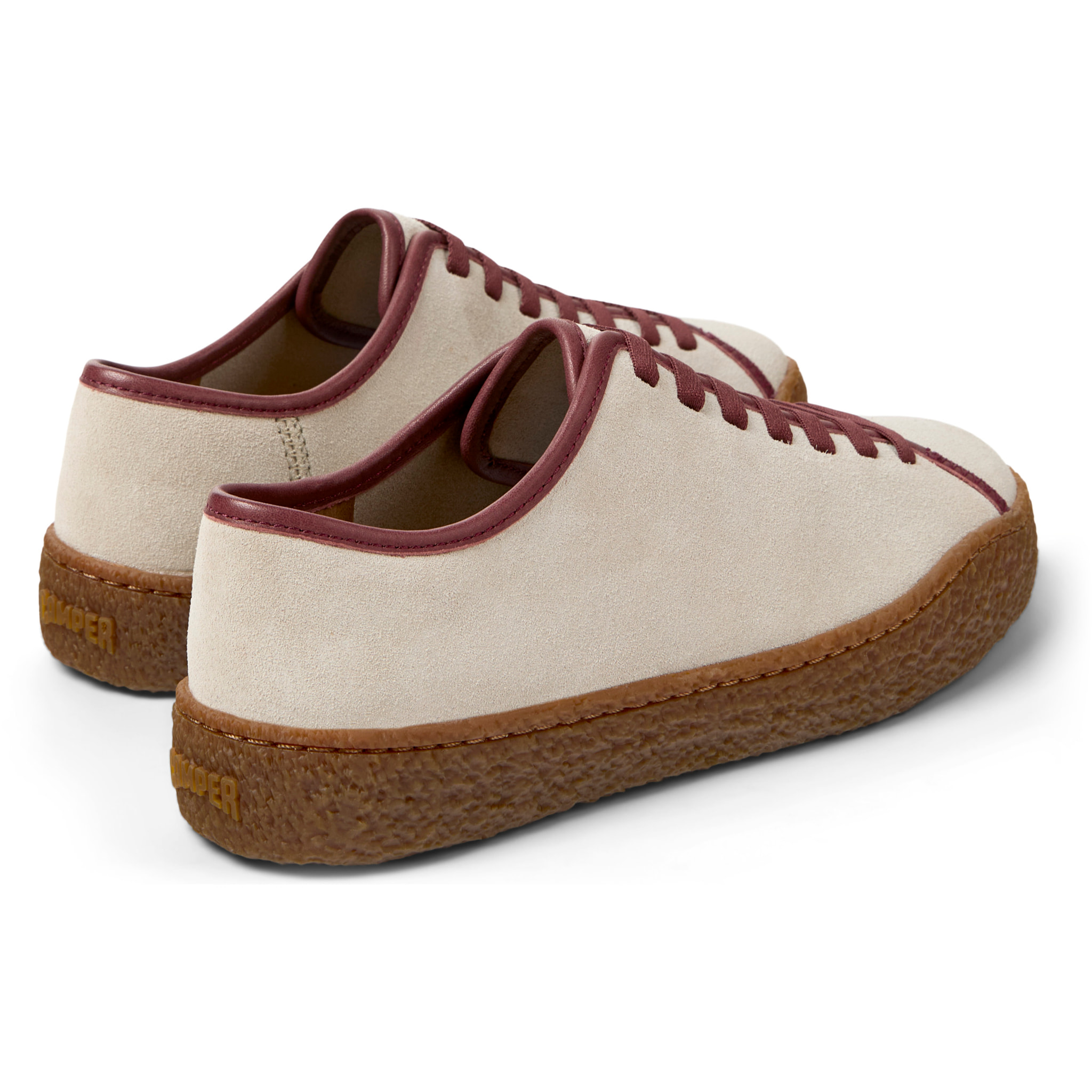 Sneakers - CAMPER Peu Terreno - Beige - Pelle scamosciata