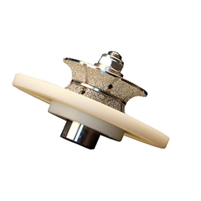 Meule de façonnage DIAM INDUSTRIES H:22mm profil demi-rond pour meuleuse - MF 22/N