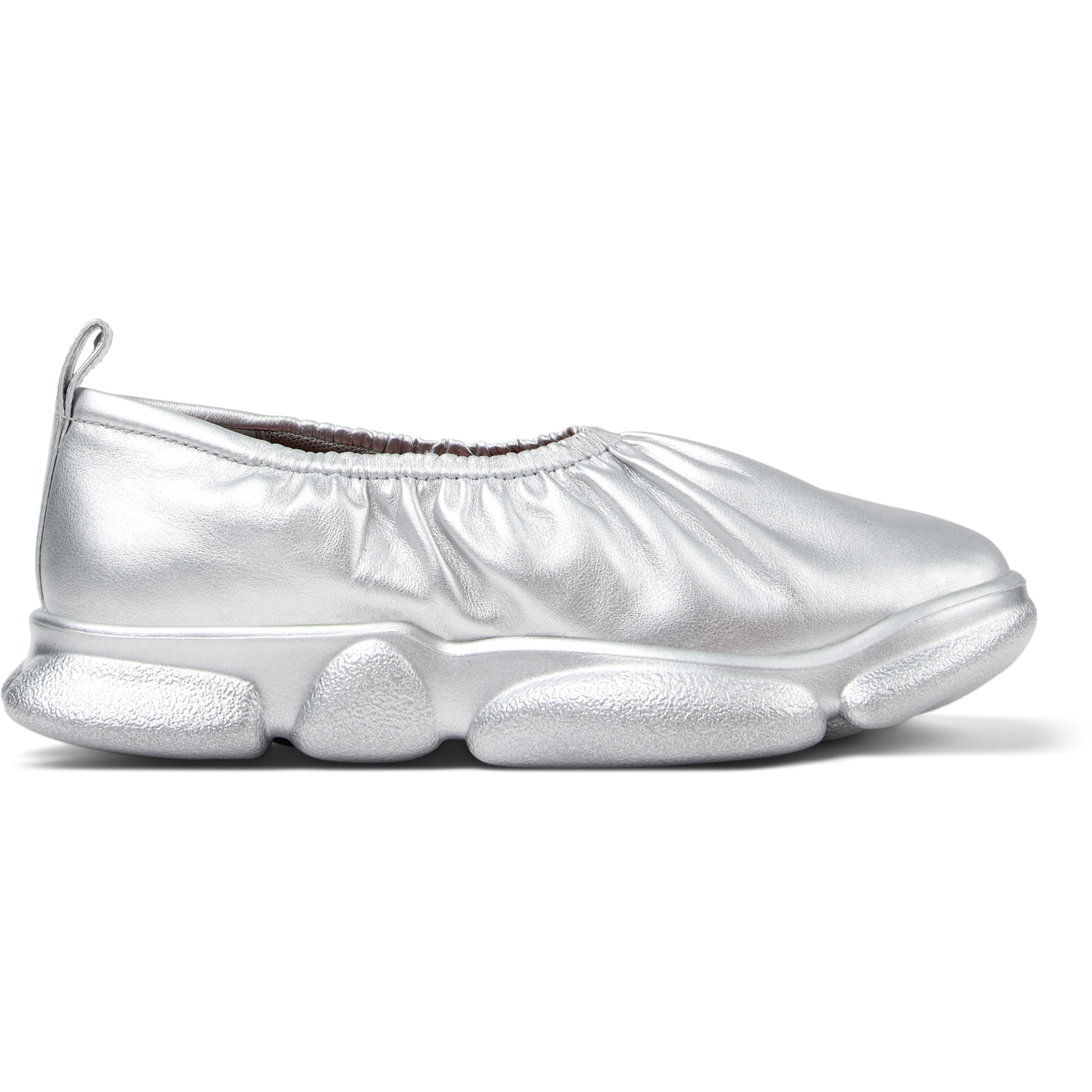 Bailarinas - CAMPER Karst - Gris - Cuero liso