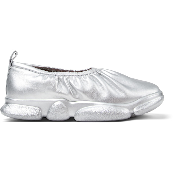 Bailarinas - CAMPER Karst - Gris - Cuero liso