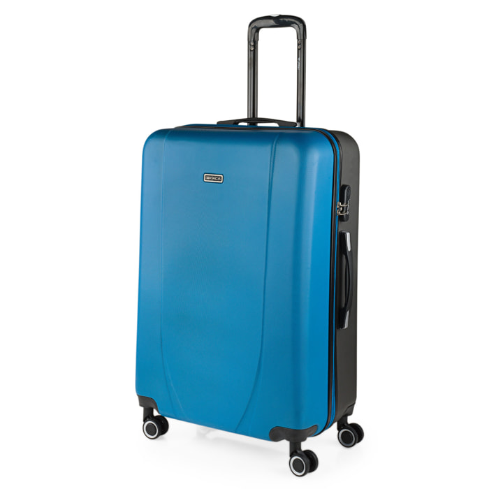 Maleta Abs Grande Itaca Tiber Azul-Antracita