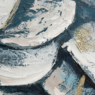 Toile peinte encadrée "Macarena" marron 122x92cm