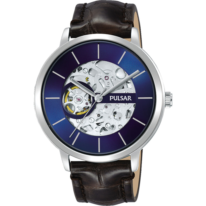 Reloj Pulsar P8A007X1 Hombre Analogico Cuarzo con Correa de Cuero