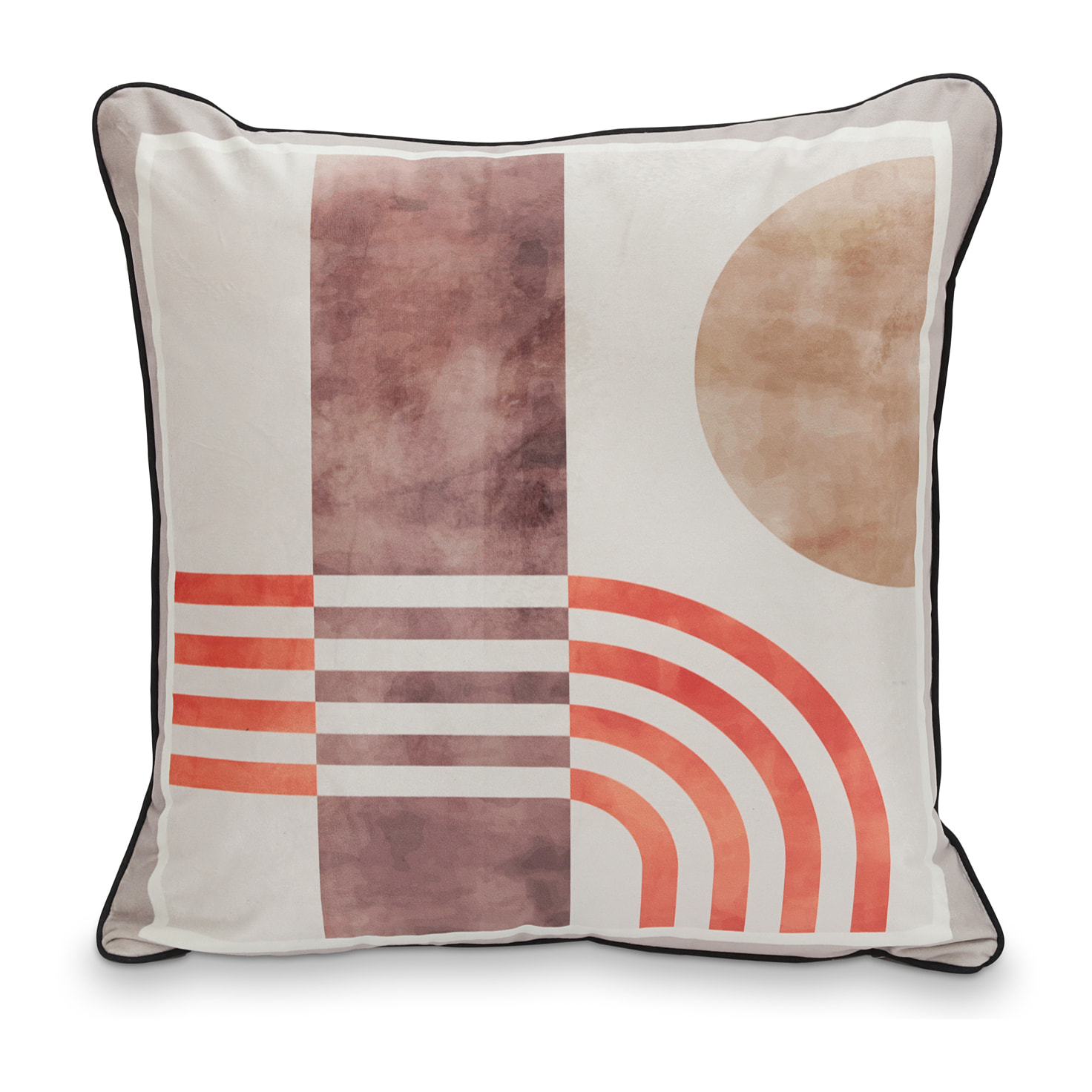 CASA ANVERSA Eclettico Cuscino in velluto con profilo