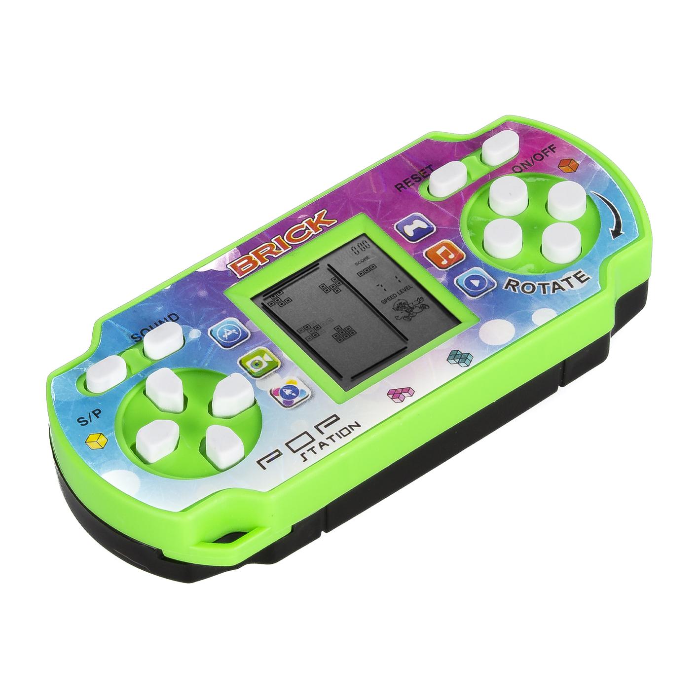 Pop Station, mini console portatile con 23 classici giochi Brick Game.