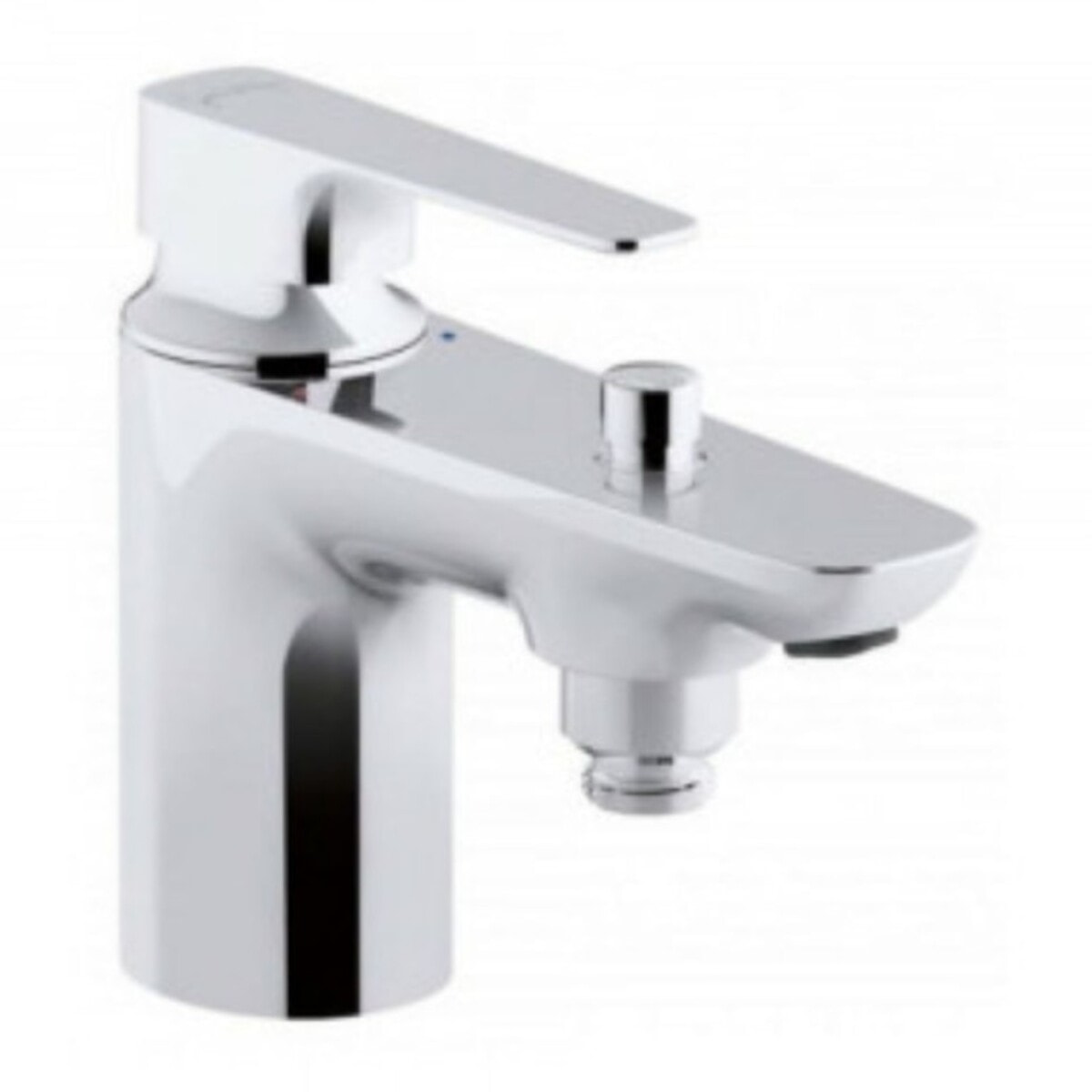 Mitigeur baignoire monotrou Aleo+ + douchette 2 jets Shift Ellipse + flexible 1,6m chromé