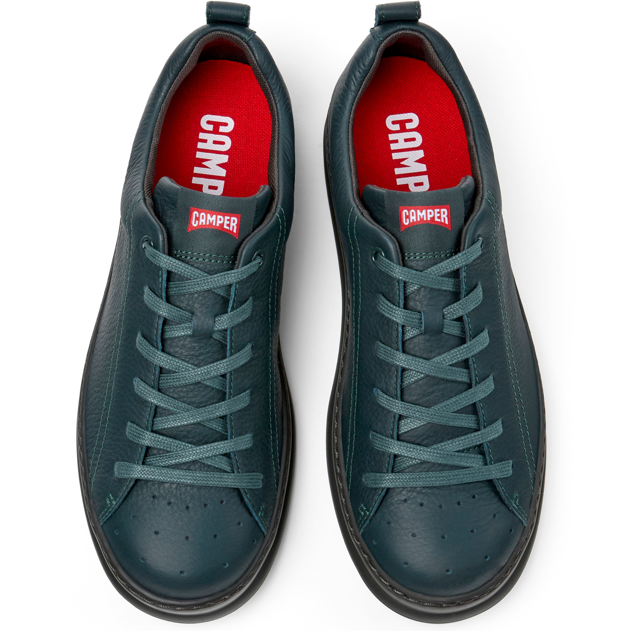 Zapatillas - CAMPER Runner Four - Verde - Cuero liso