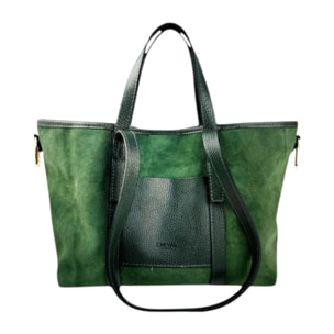 Borsa a mano Cheval Firenze Formentera Mini F/W Verde Bottiglia