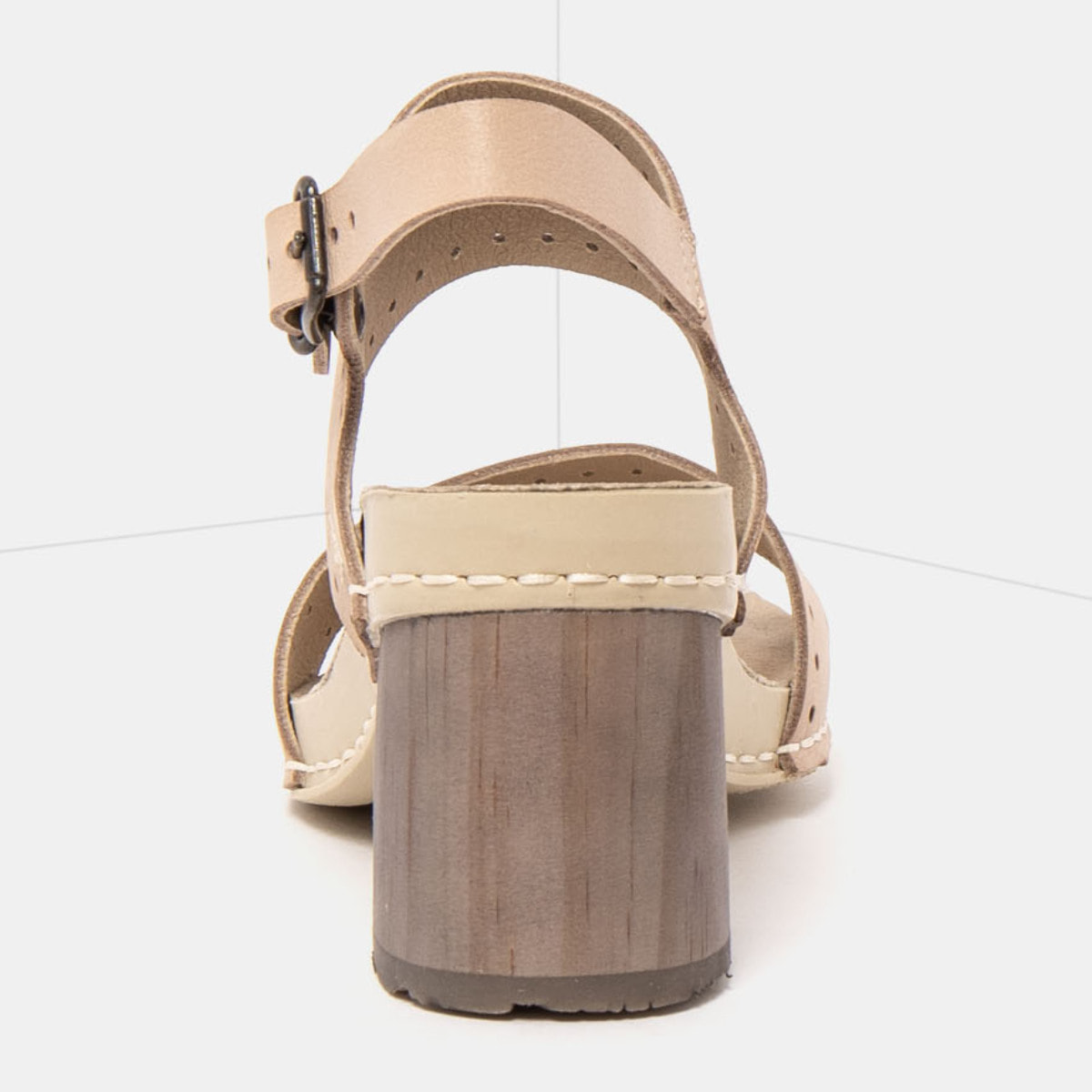 Sandalias con tacón 1864 ROMA CREAM/ I WISH color Cream