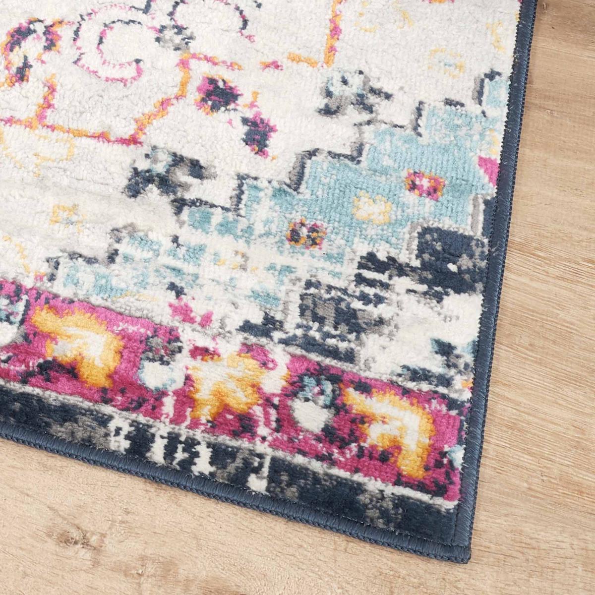 Tapis LAVU 1 motif médaillon traditionnel oriental