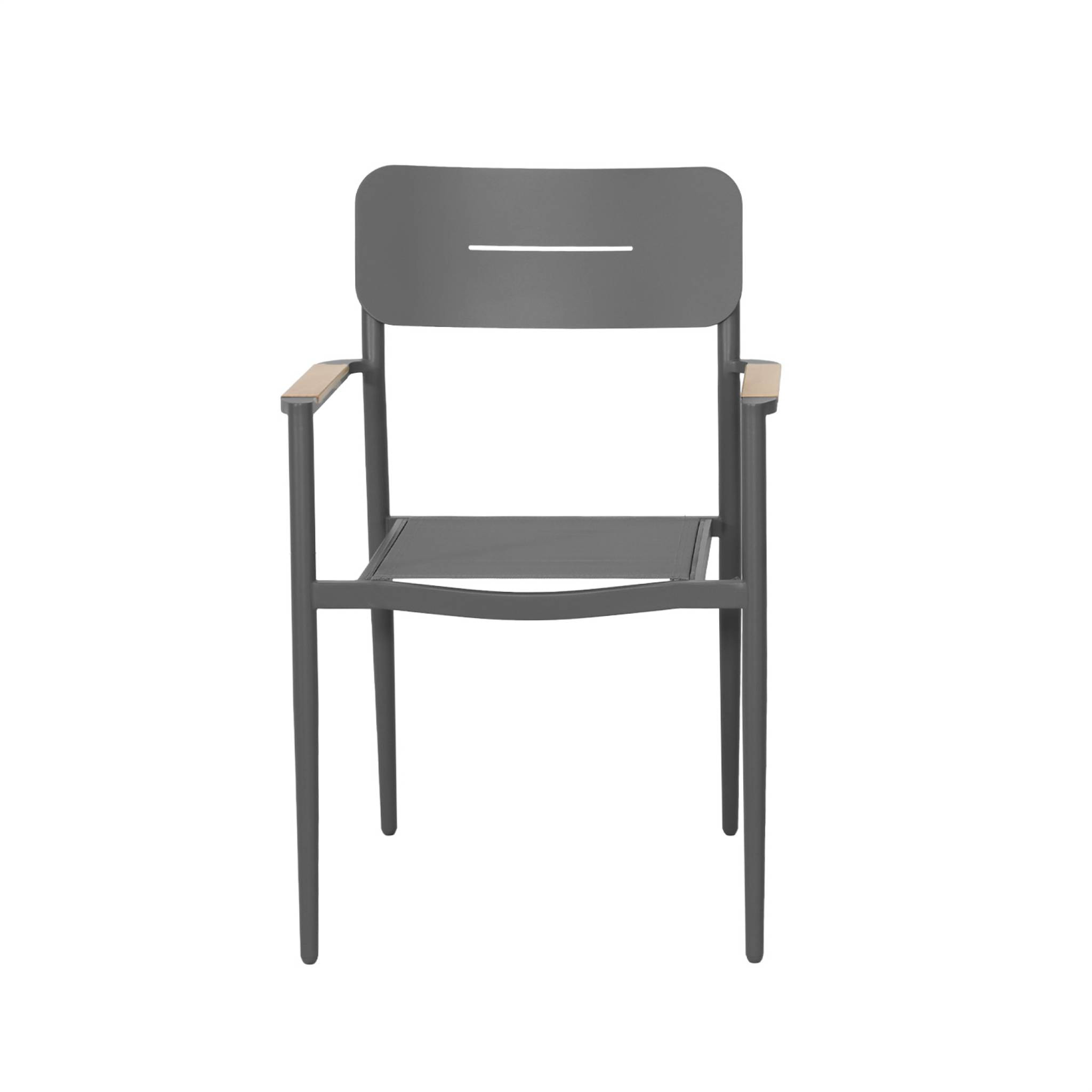 Fauteuil de jardin aluminium et textilène (lot de 4) FIRA