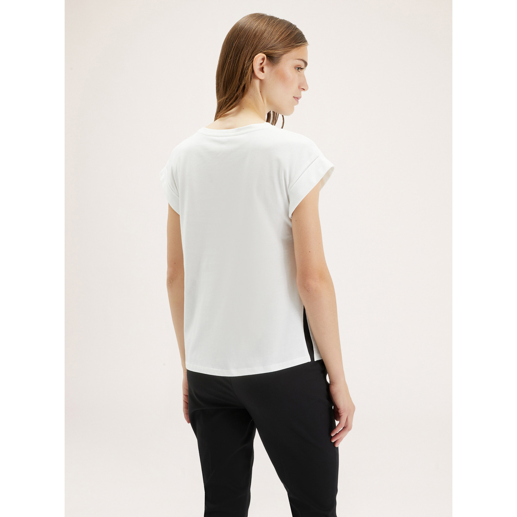 Motivi - Camiseta estampada - Blanco