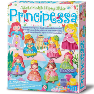 Modella & Dipingi - Principesse Glitter