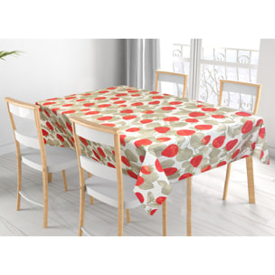 Tovaglia Cucina In 100% Cotone Made In Italy Disegno Fragola 140x180