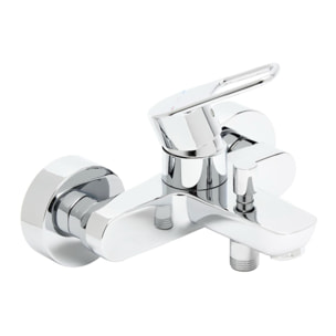 Flow Soft mitigeur bain/douche mural à levier, sans ensemble de douche, chrome (A42948)