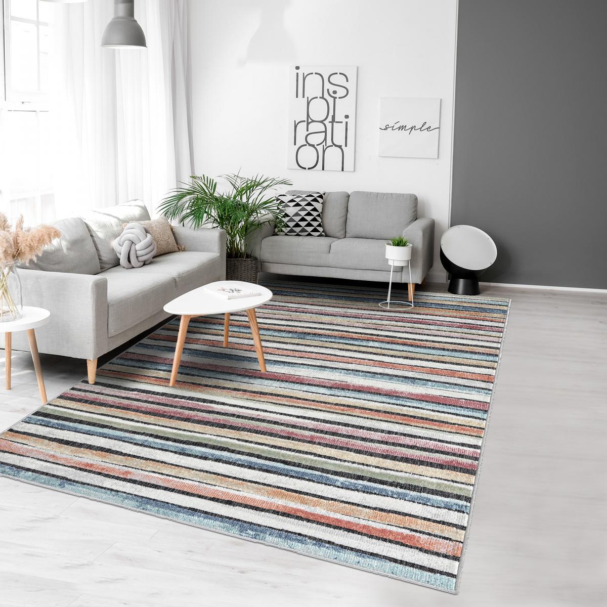 Tapis Vula motif géométrique aspect relief