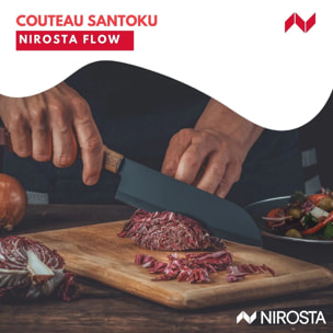 Couteau Santoku 31 cm Nirosta Flow