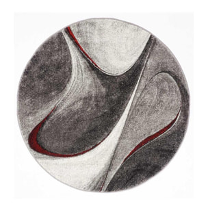 Tapis moderne Tavo avec motif de gouttes d'eau