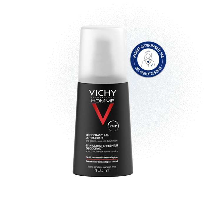 Homme - Déodorant Spray Ultra-Frais 24h 100 ml