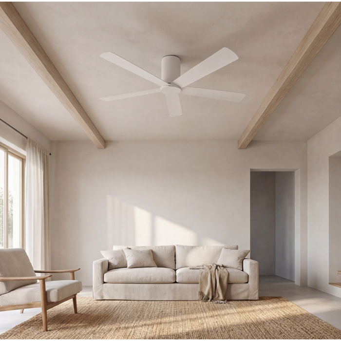 Forlight Ventilador IP20 Rodas Blanco brillante Blanco