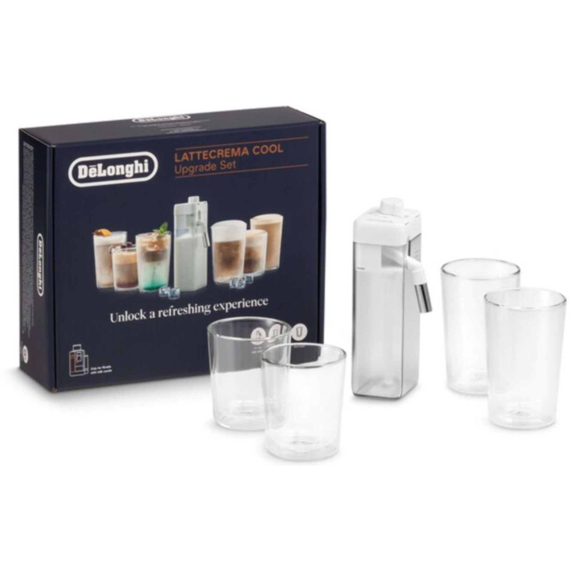Carafe à lait DELONGHI LatteCrema Cool upgrade Set DLSC032