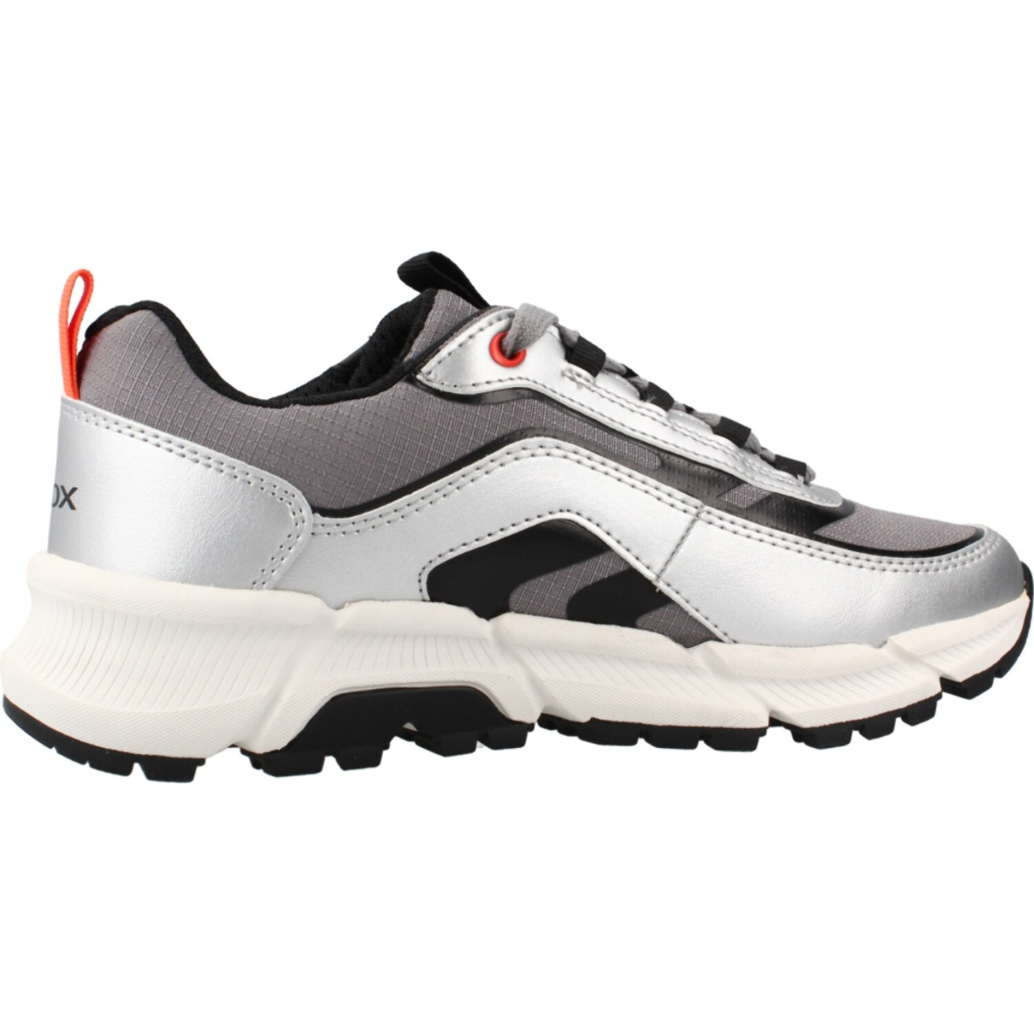 Zapatos Niño de la marca GEOX  modelo J FLEXYPER PLUS BOY PLATA