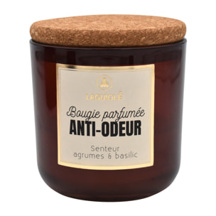 Bougie parfumée au citron basilic et agrumes - 195g