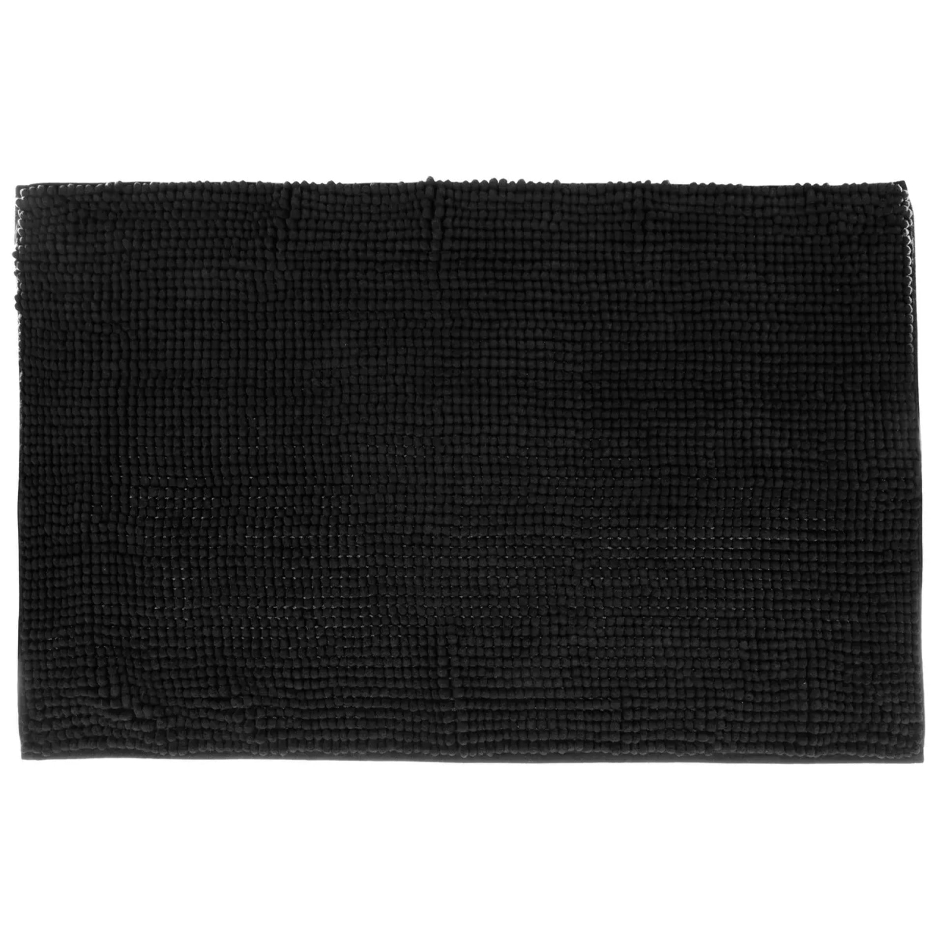 Tapis de bain 50x80 cm Noir Colorama