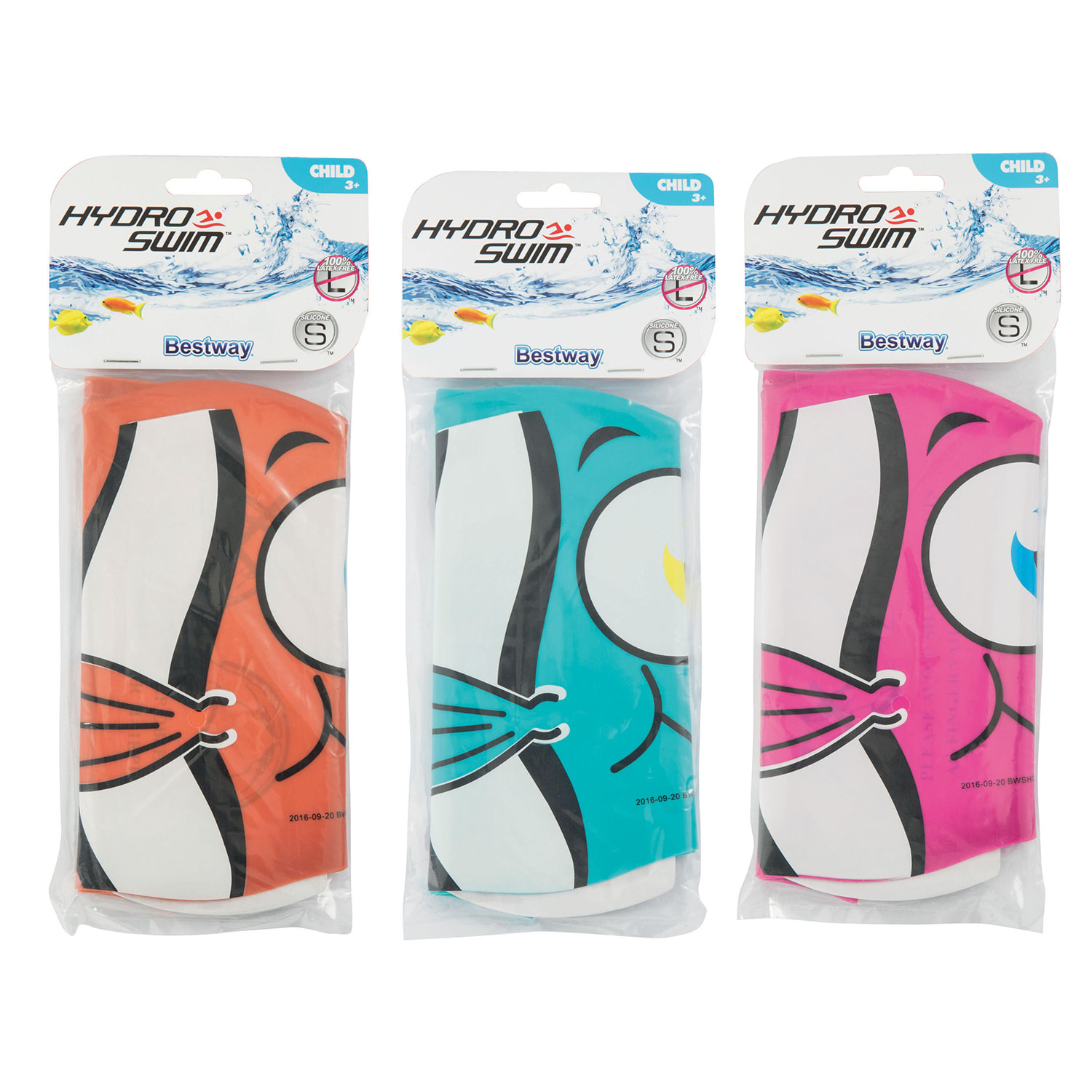 CAPPETTO DA NUOTO IN SILICONE +3 ANNI. Colore casuale.