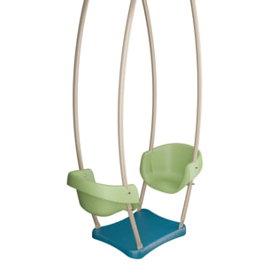 Portique bois 2,30 m Artix HALI 2 - 6 enfants