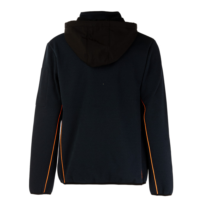 SCUOLA NAUTICA ITALIANA giacca uomo blu/orange fluo