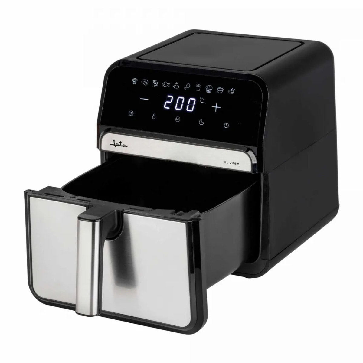 Freidora de aire JATA JEFR1242 de 8 litros. Digital. 10 programas de cocinado. Hasta 200º