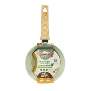 Casserole 18cm avec revêtement céramique céladon - tous feux COLORAMA