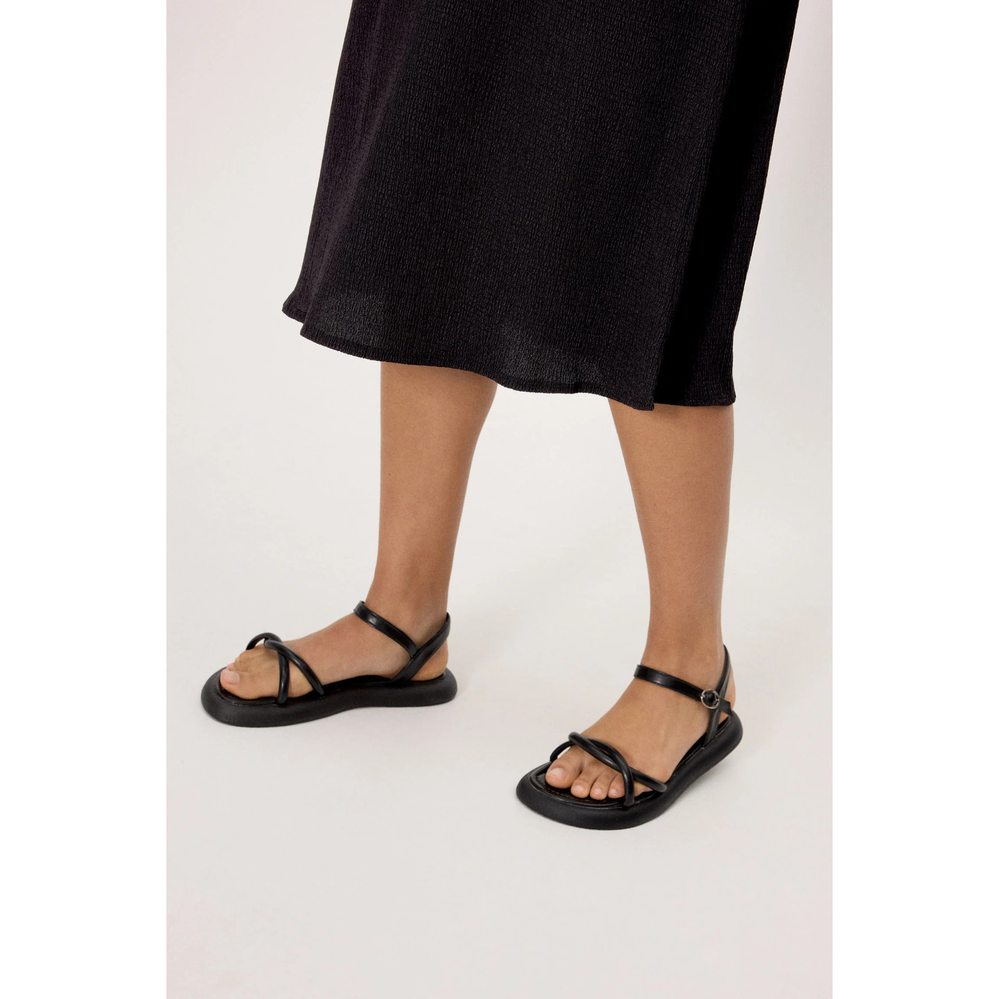 Vestito midi Nero