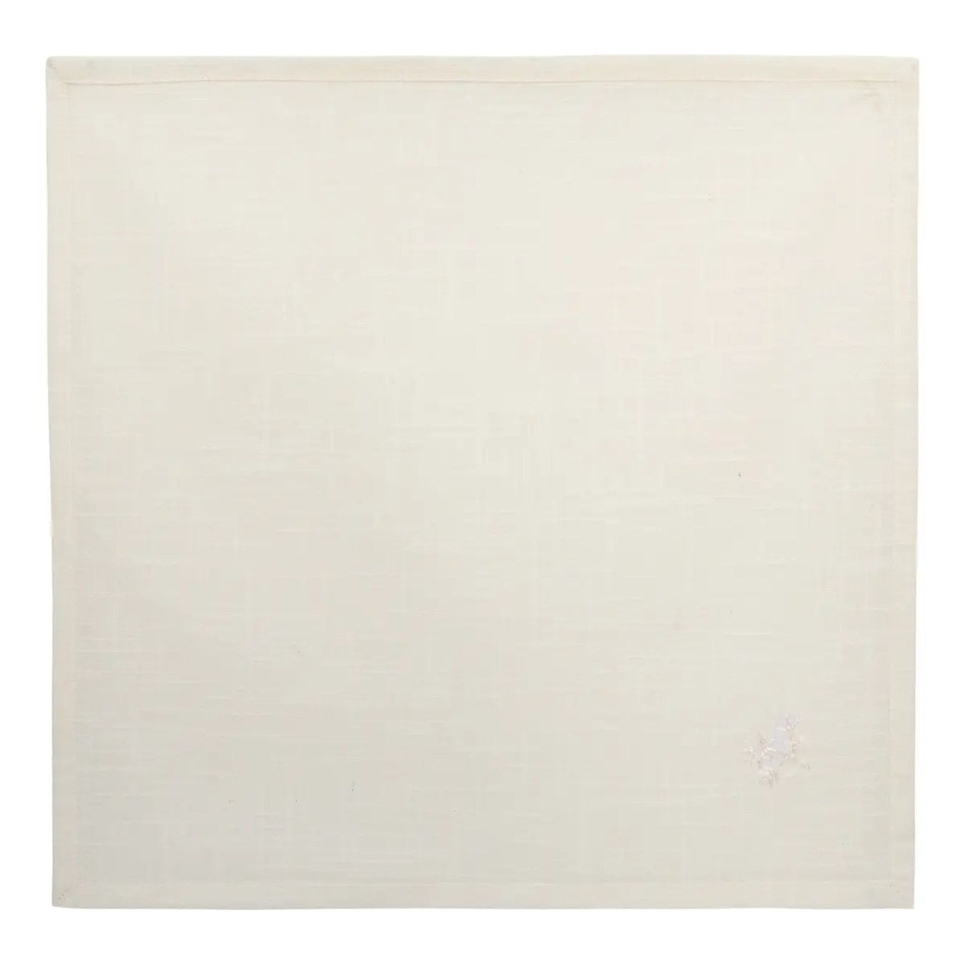 4 serviettes de table Joy 40x40cm blanc