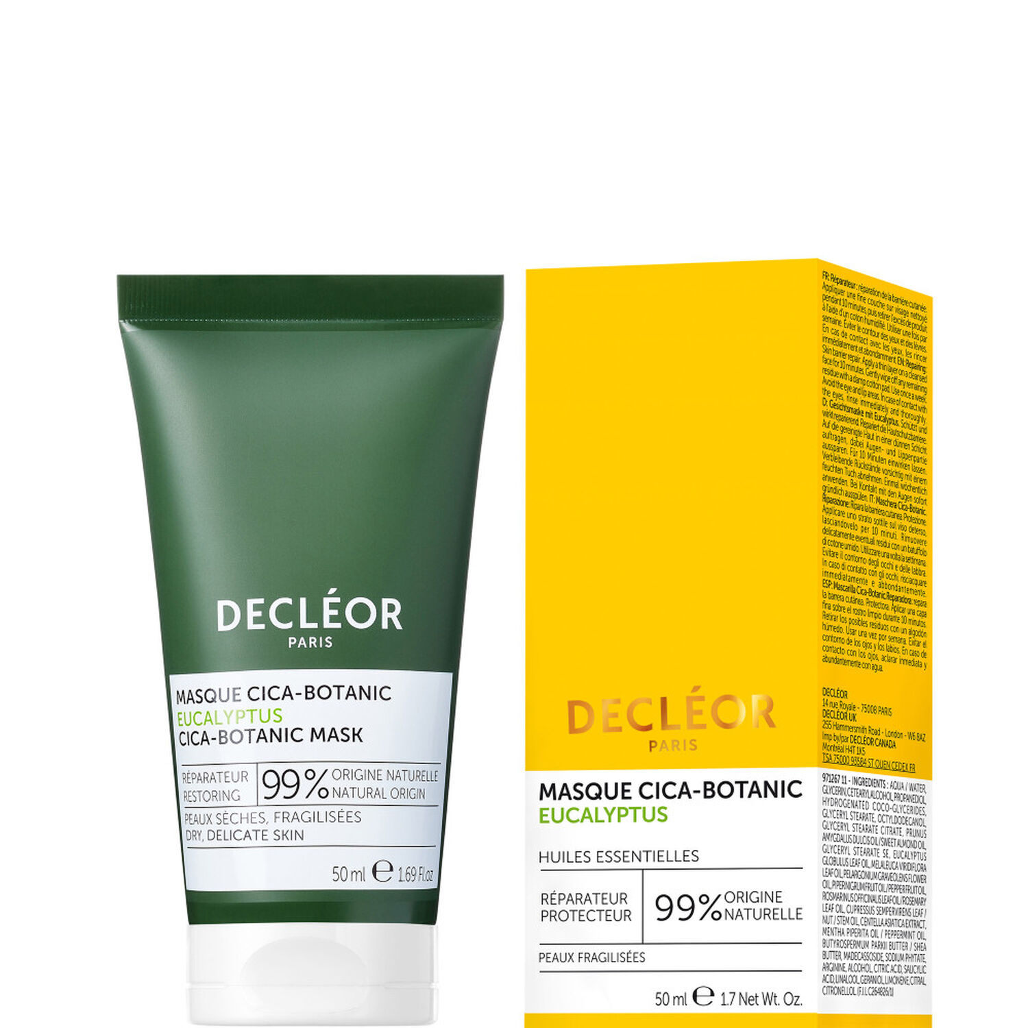 Masque Cica-Botanic - Soin Réparateur 50 ml