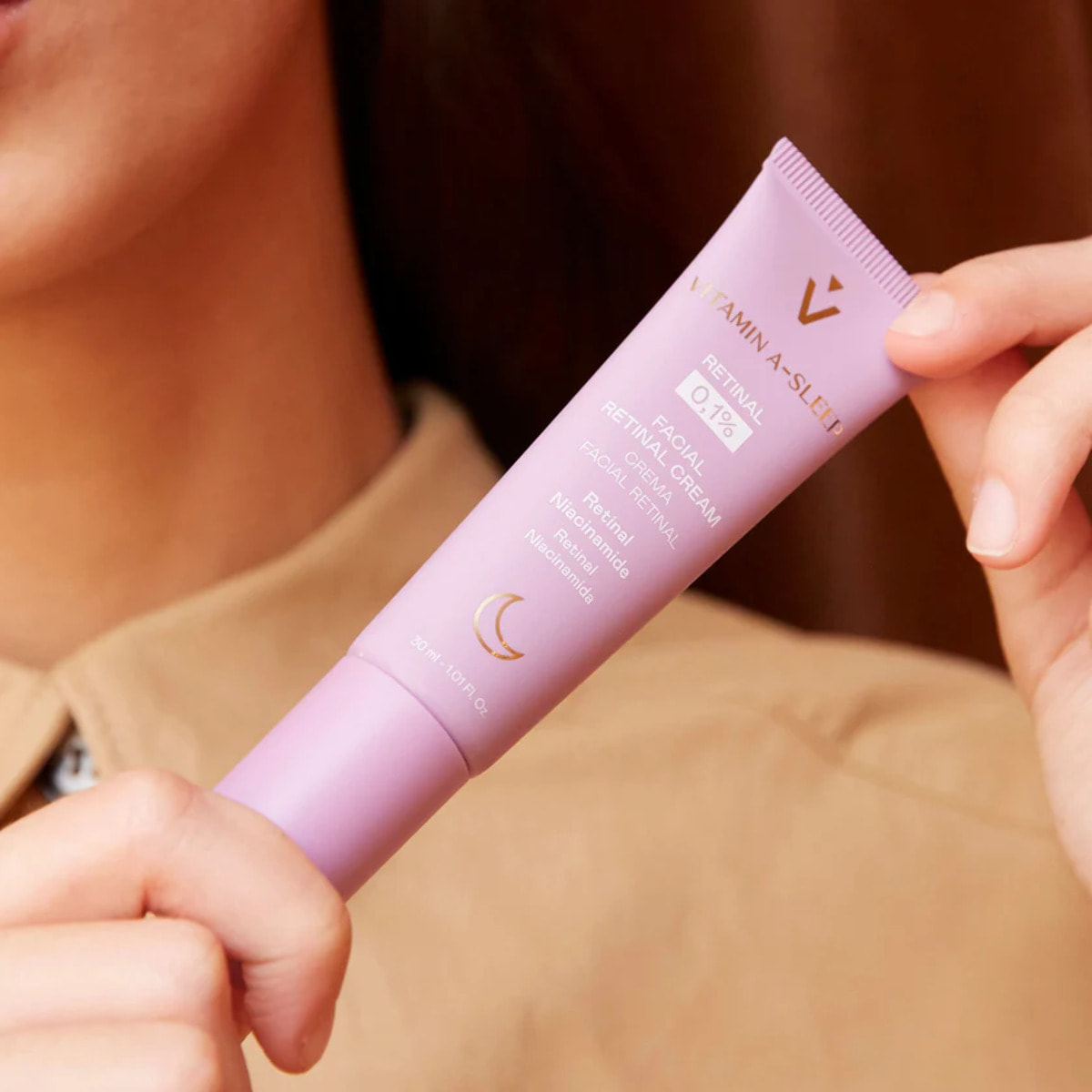 Crema Facial con Retinal Vitamin A-Sleep - 0,1% - 30 ml