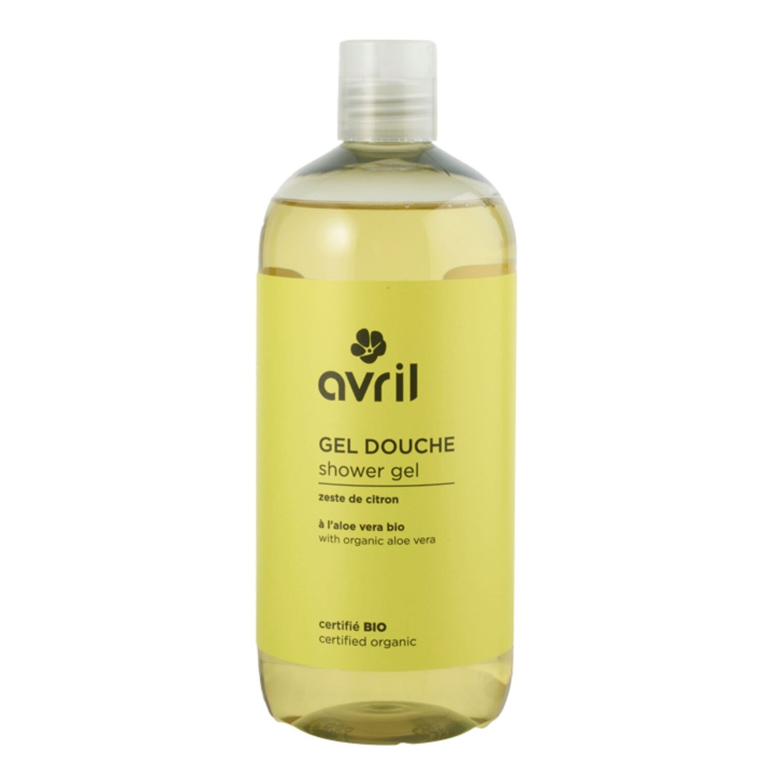 Gel douche - Certifié bio - Gel douche zeste de citron - Sans savon 500 ml