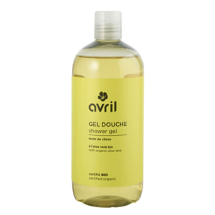Gel douche - Certifié bio - Gel douche zeste de citron - Sans savon 500 ml