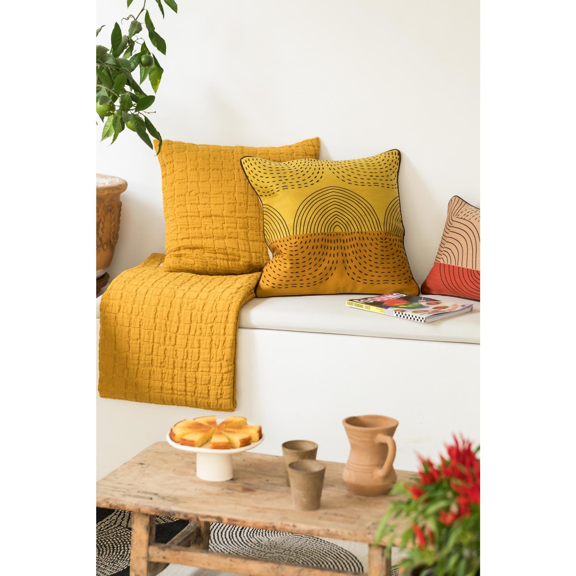 Coussin stonewash Swami